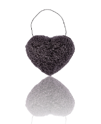 I LOVE K - Éponge konjac au charbon